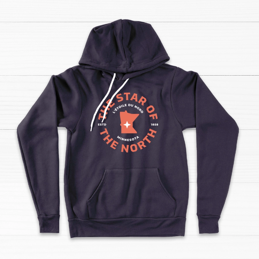 Star of the North Unisex Lightweight Hoodie