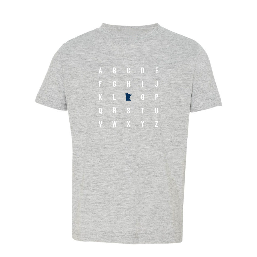 MN Alphabet Toddler's Tee