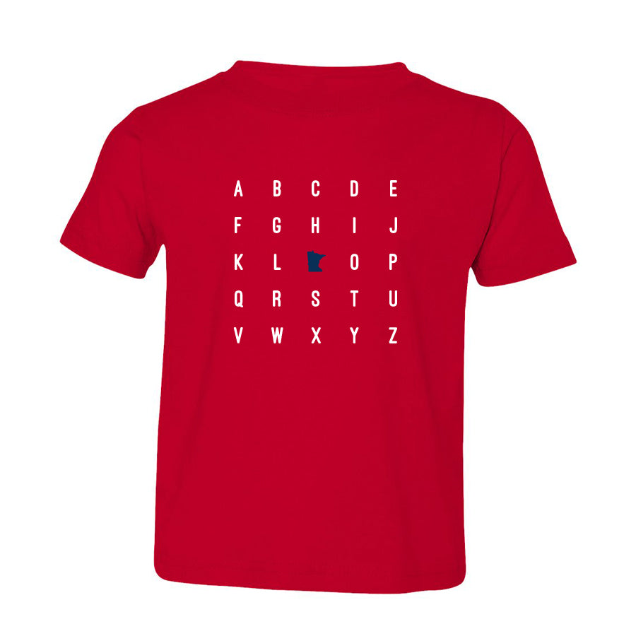 MN Alphabet Toddler's Tee