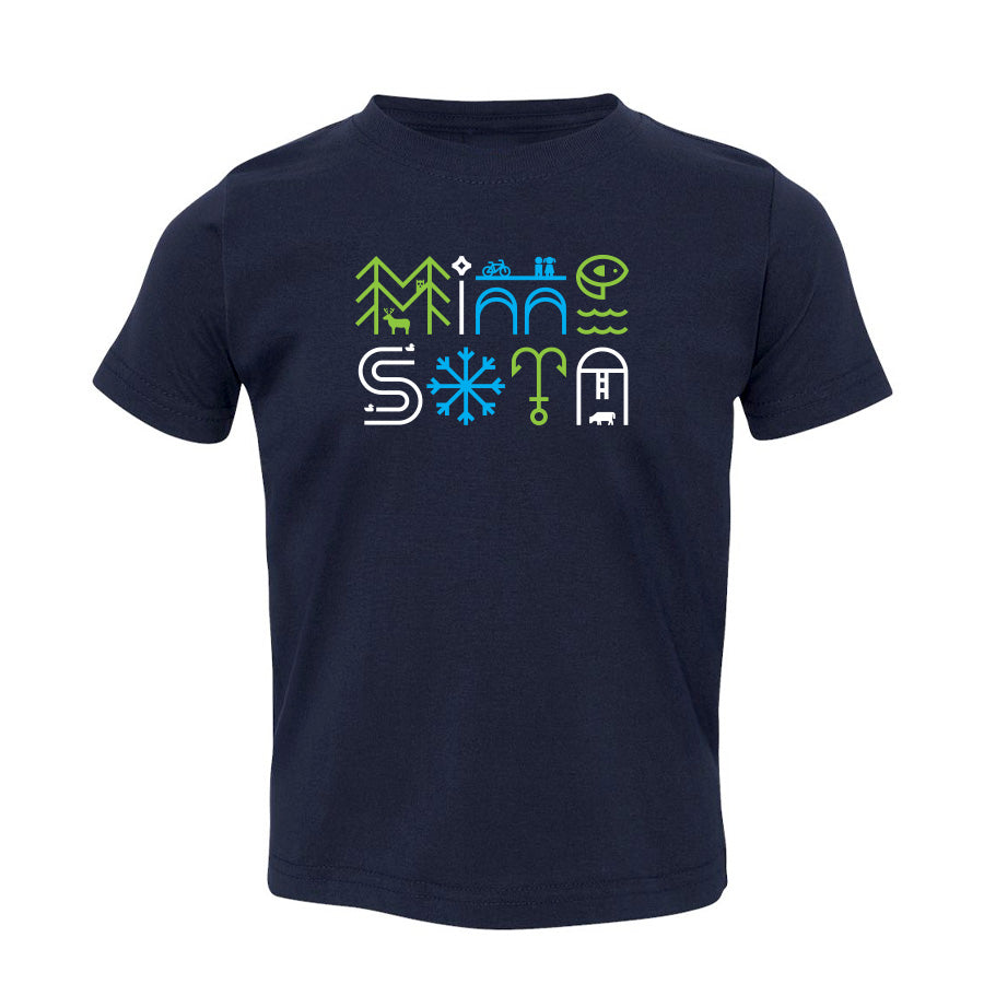 MN Illustrated Toddler's Tee