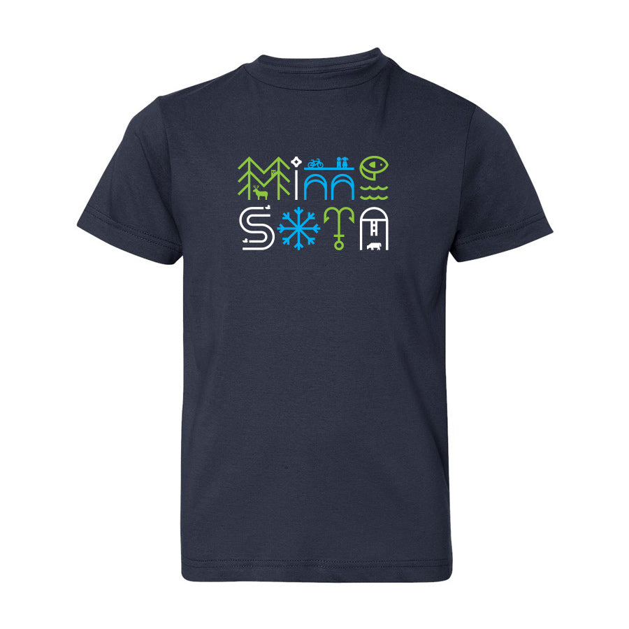 MN Illustrated Kid's Tee