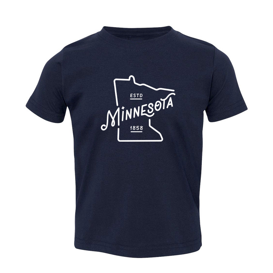 MN Outline Toddler's Tee