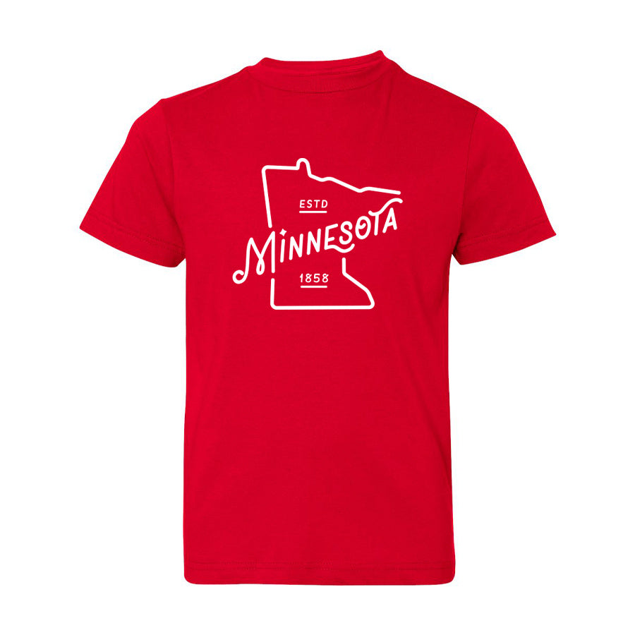 MN Outline Kid's Tee